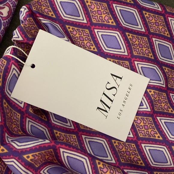 NWT MISA Los Angeles Halter Cutout Top - Picture 5 of 11